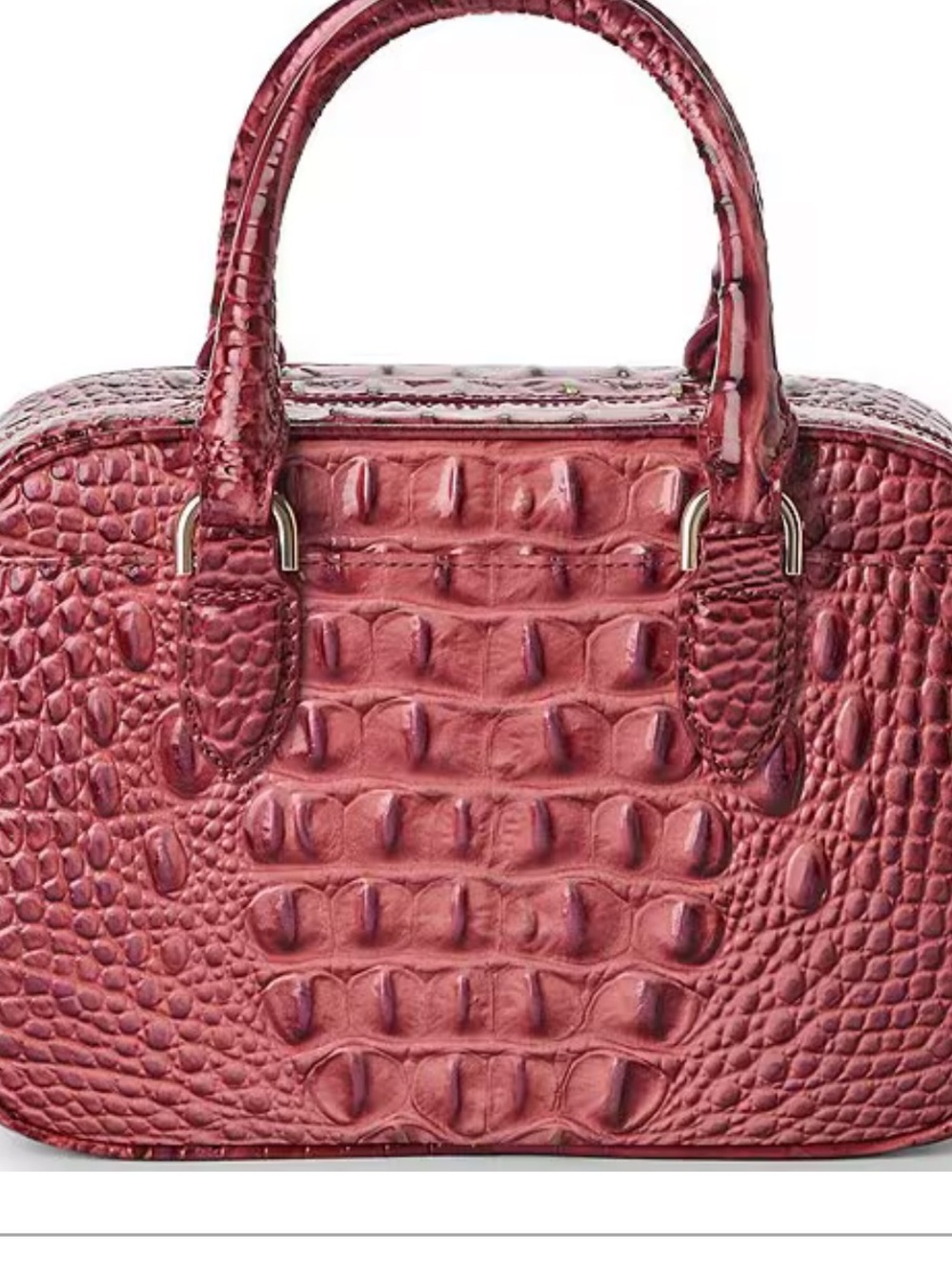 Brahmin Ombre Melbourne Collection Coquette Mara Satchel Bag - Picture 4 of 7